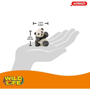 Schleich Wild Life Baby Panda Cub Toy Figurine - Realistic Animal Toy for Kids Ages 3+