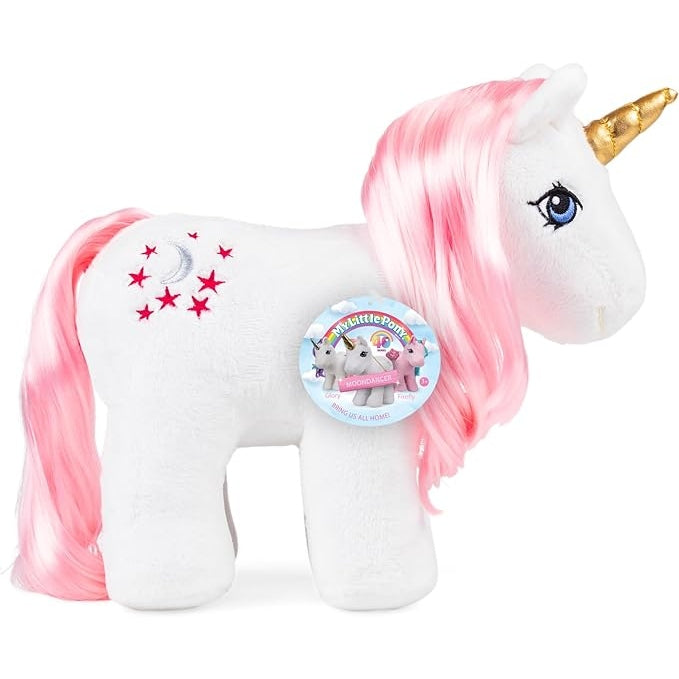 My Little Pony Unicorn and Pegasus Plush - Moondancer - Collector Plushie, Retro Stuffed Toy Animal, Kid, Toddler, Girl, boy, Mom, Birthday, Ages 3+