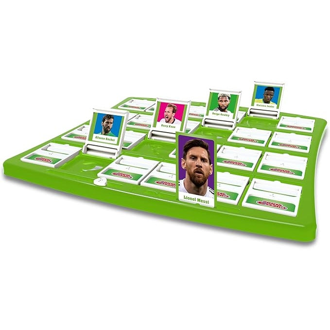 Winning Moves World Football Stars Guess Who? Board Game - Play with Messi, Ronaldo, Kane, Neymar, and More