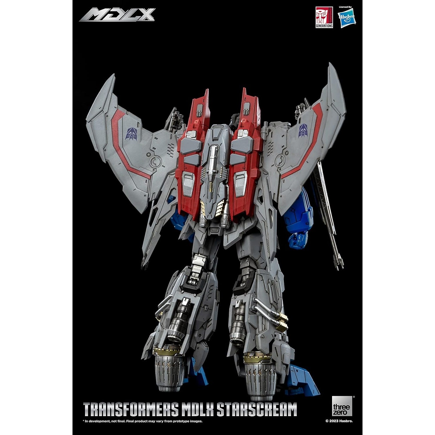 Transformers: MDLX Starscream Figure by threezero – 7.8" Action Figure with 50+ Points of Articulation