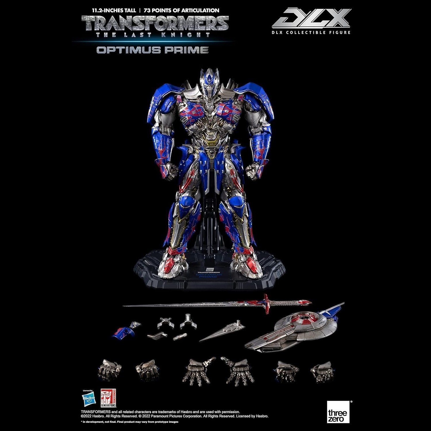 Transformers: The Last Knight Optimus Prime DLX Action Figure