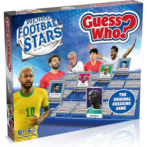 Winning Moves World Football Stars Guess Who? Board Game - Play with Messi, Ronaldo, Kane, Neymar, and More