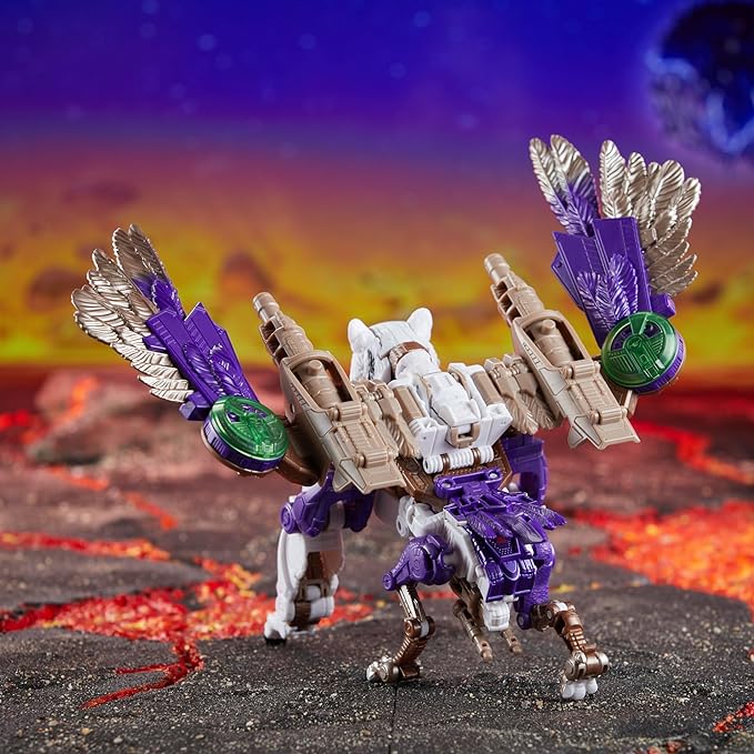 Transformers Legacy United Leader Class Beast Wars Universe Tigerhawk Action Figure, 7.5-Inch