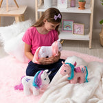 My Little Pony Unicorn and Pegasus Plush - Moondancer - Collector Plushie, Retro Stuffed Toy Animal, Kid, Toddler, Girl, boy, Mom, Birthday, Ages 3+