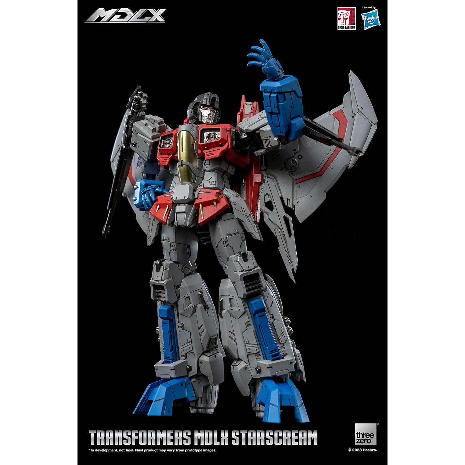 Transformers: MDLX Starscream Figure by threezero – 7.8" Action Figure with 50+ Points of Articulation