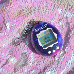 Tamagotchi Galaxy-Feed, Care, 42815 Original, Nurture-Virtual Pet with Chain for on The go Play