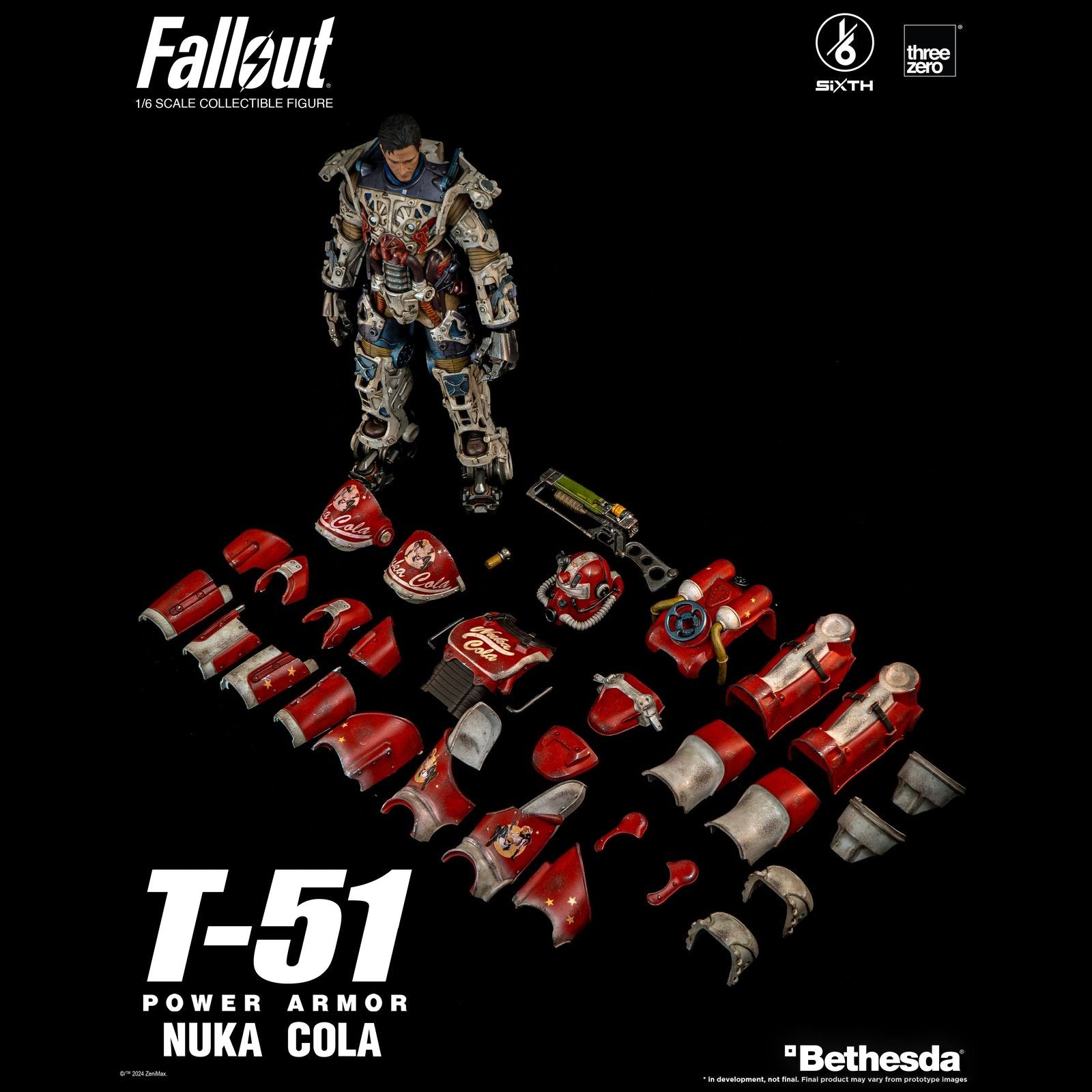 Threezero Fallout T-51 Nuka Cola Power Armor 1:6 Scale Action Figure