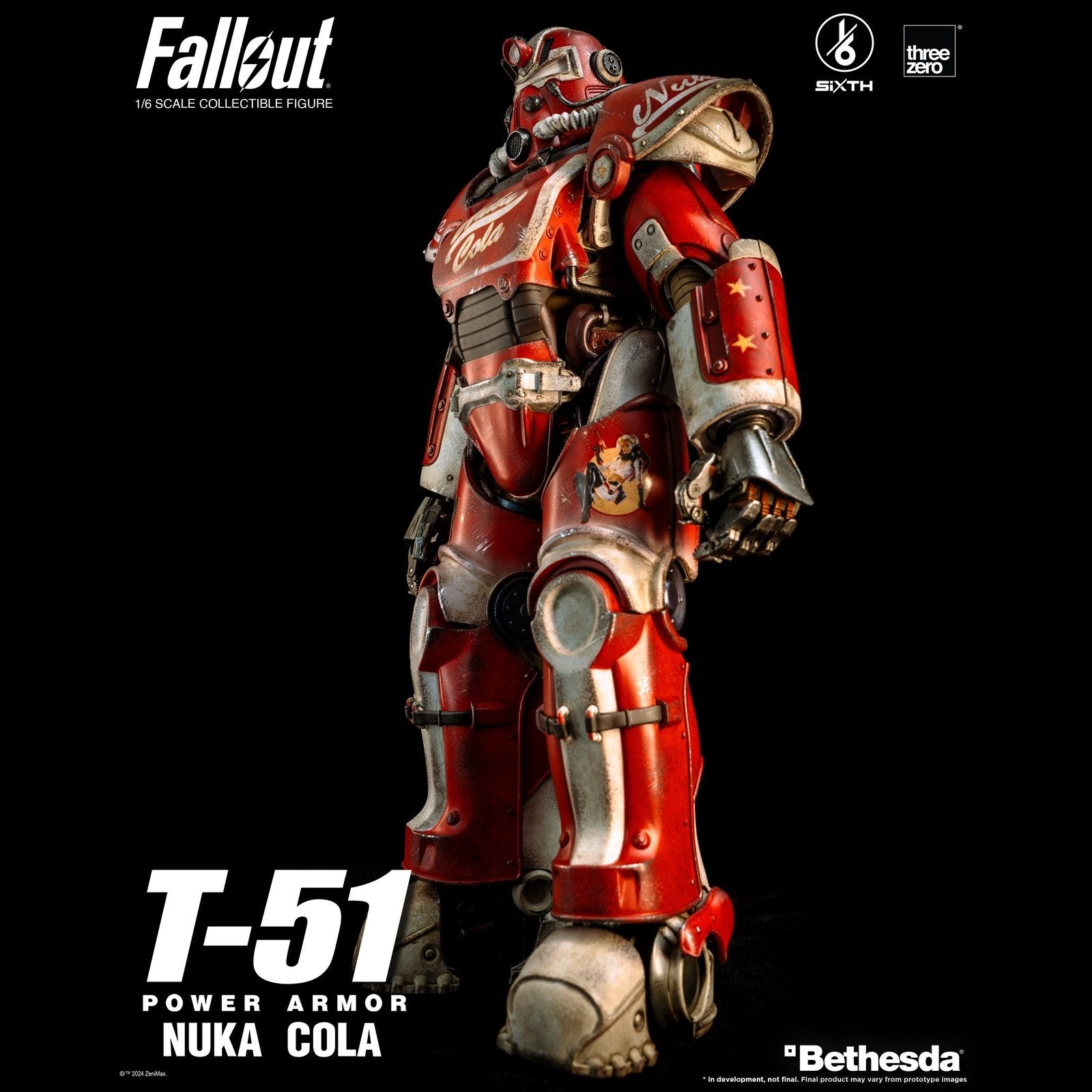 Threezero Fallout T-51 Nuka Cola Power Armor 1:6 Scale Action Figure