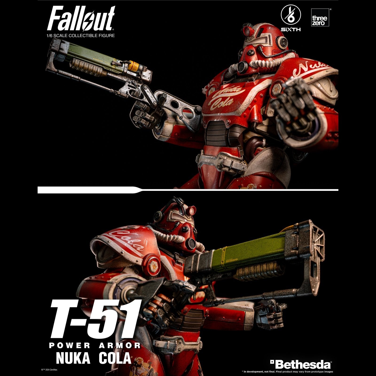 Threezero Fallout T-51 Nuka Cola Power Armor 1:6 Scale Action Figure