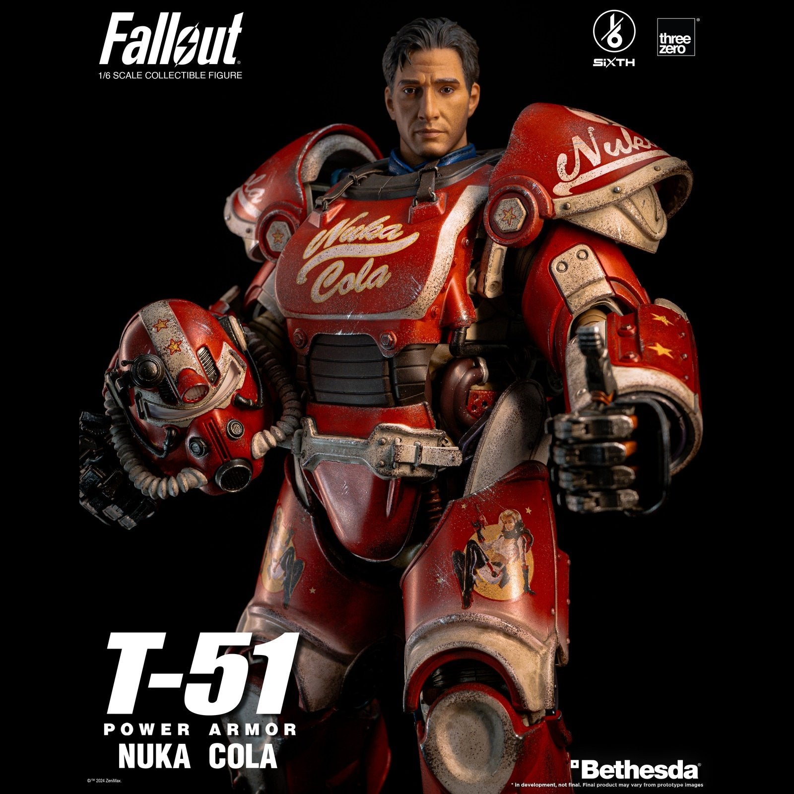 Threezero Fallout T-51 Nuka Cola Power Armor 1:6 Scale Action Figure