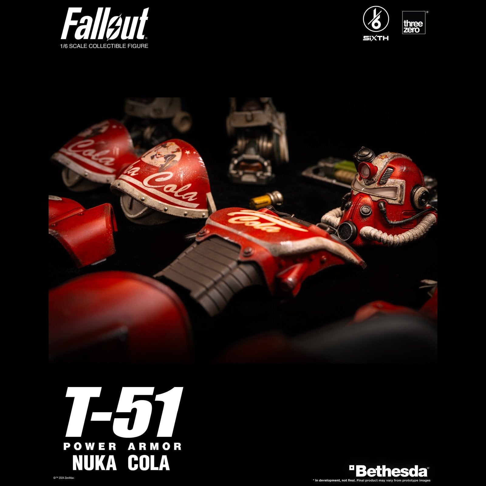 Threezero Fallout T-51 Nuka Cola Power Armor 1:6 Scale Action Figure