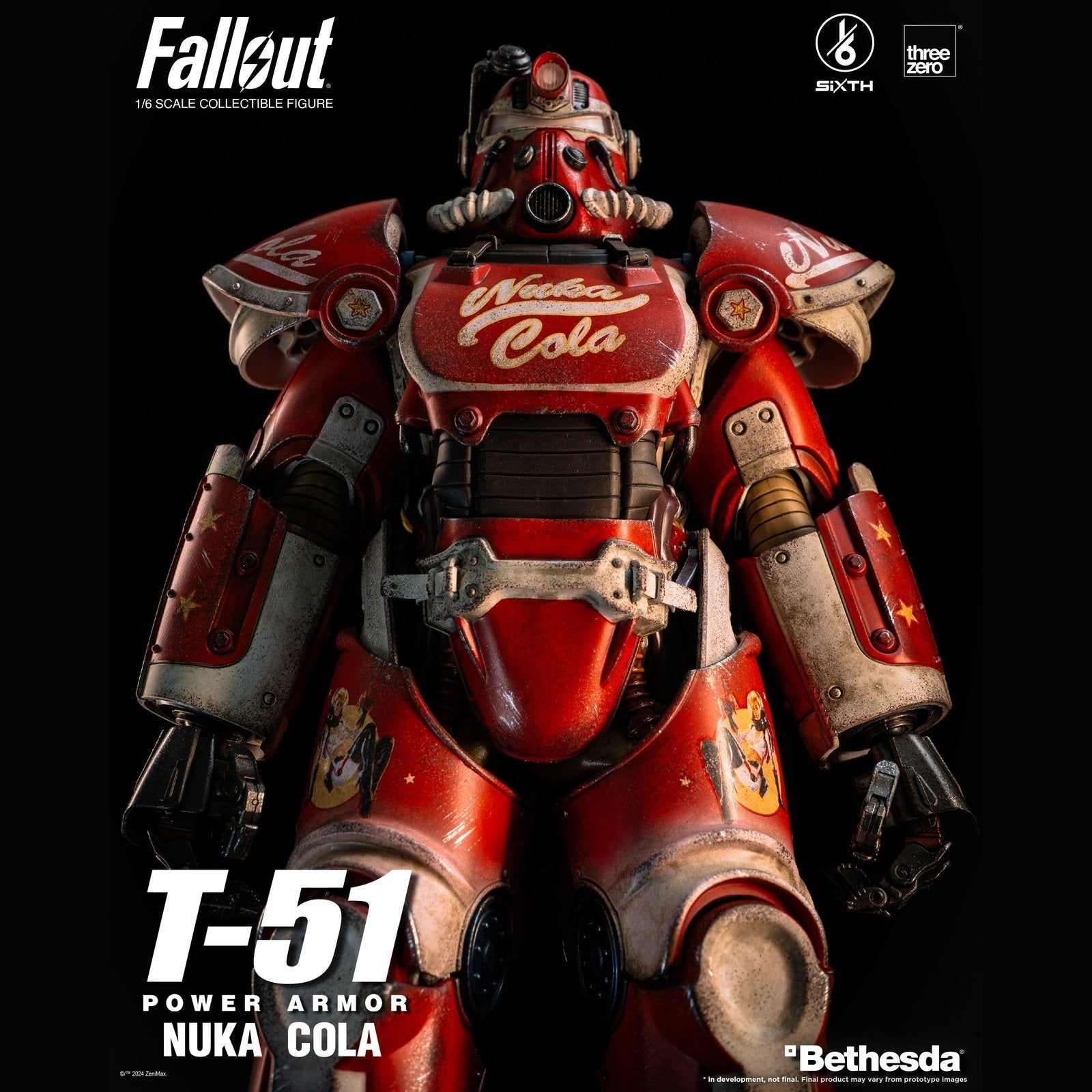 Threezero Fallout T-51 Nuka Cola Power Armor 1:6 Scale Action Figure