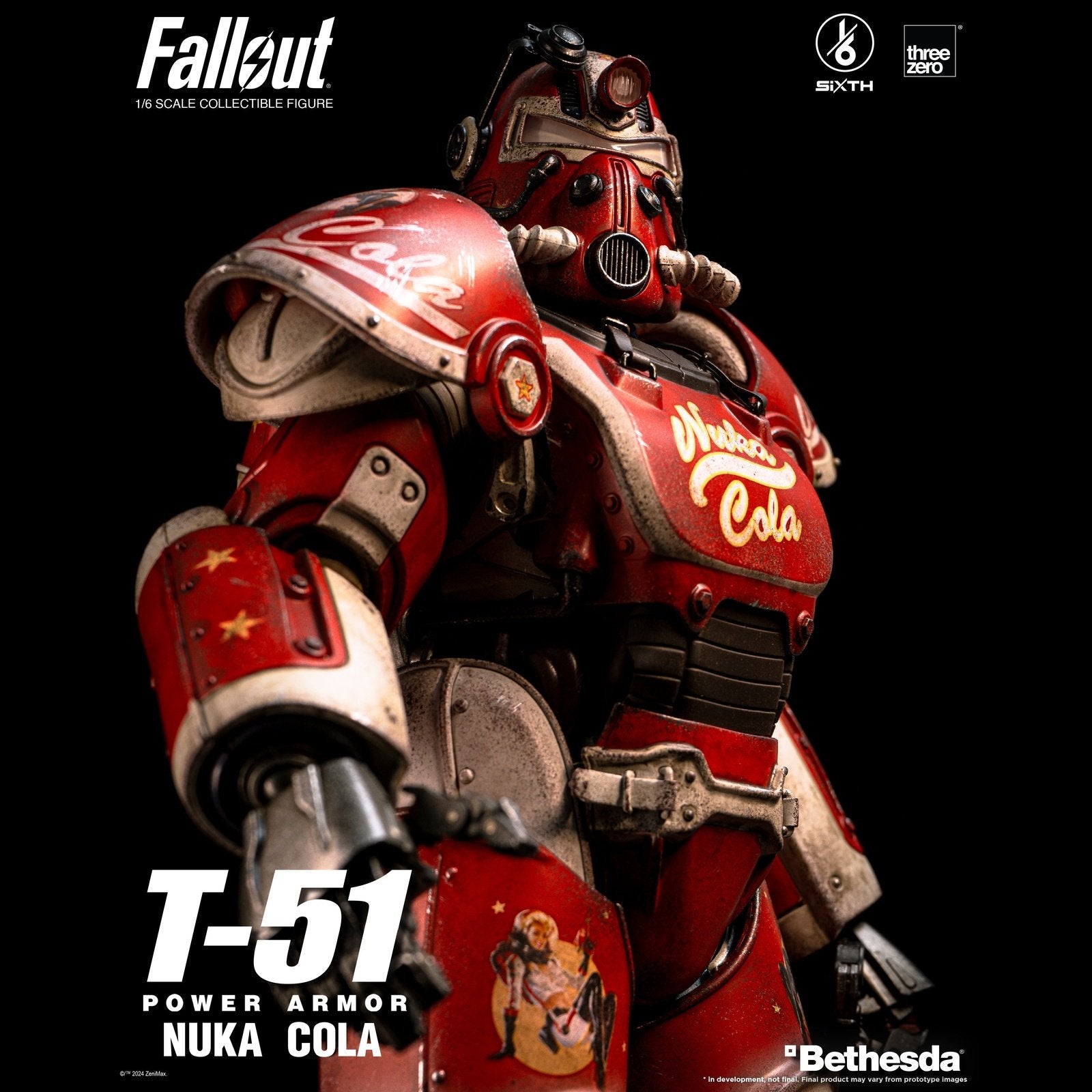 Threezero Fallout T-51 Nuka Cola Power Armor 1:6 Scale Action Figure