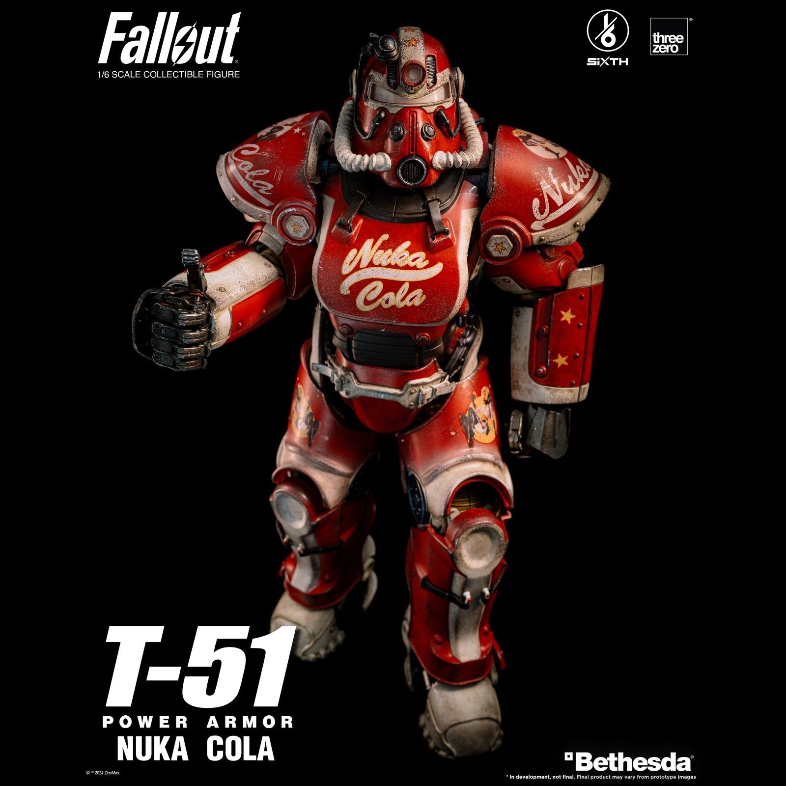 Threezero Fallout T-51 Nuka Cola Power Armor 1:6 Scale Action Figure