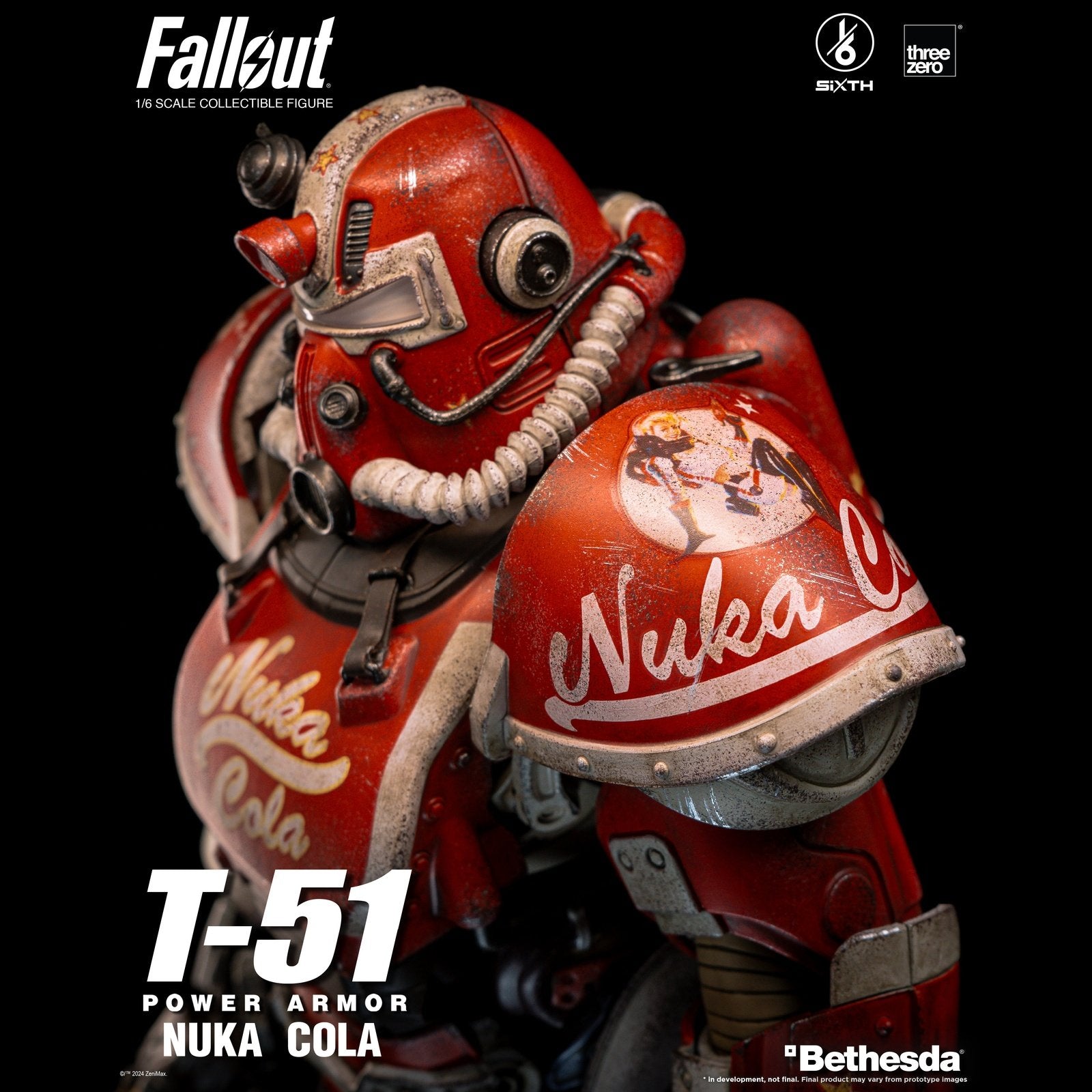 Threezero Fallout T-51 Nuka Cola Power Armor 1:6 Scale Action Figure