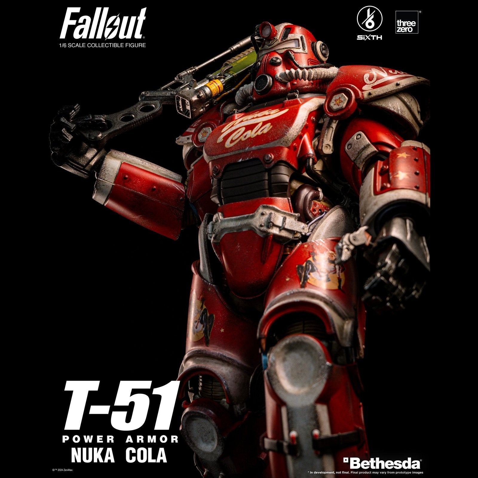 Threezero Fallout T-51 Nuka Cola Power Armor 1:6 Scale Action Figure