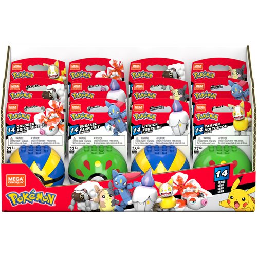 Mega Construx Pokemon Poke Ball Series 14 Case of 12 – The Family Gadget