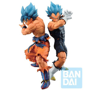 Dragon Ball Super Son Goku and Vegeta Super Saiyan God Super Saiyan Vs Omnibus Super Ichiban Statue