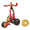 Marvel Bend and Flex Rider Iron Man and Motorcycle