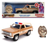 Hollywood Rides Stranger Things 1980 Chevy Blazer 1:24 Scale Die-Cast Metal Vehicle with Badge