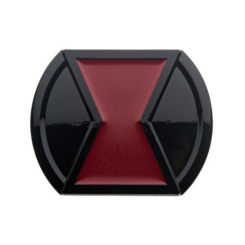 Black Widow Belt Buckle Logo Pin