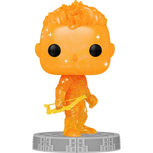 Avengers Infinity Saga Hawkeye Orange Artist Series Pop! Vinyl Figure with Pop! Protector Case