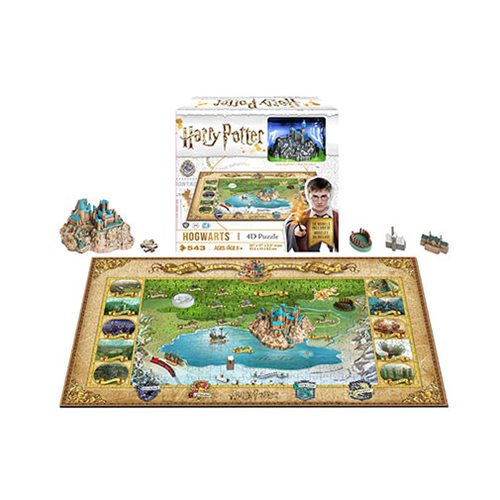 Harry Potter Hogwarts Mini 4D Puzzle