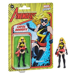 Marvel Legends Retro 375 Collection Carol Danvers 3 3/4-Inch Action Figure