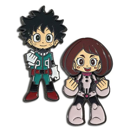 My Hero Academia Deku and Uravity Pins 2-Pack