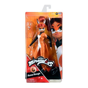 Miraculous: Tales of Ladybug & Cat Noir Multipack of Miraculous Dolls |  26cm Ladybug Cat Noir Rena Rouge and Queen Bee Miraculous Toys | Miraculous