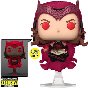 WandaVision Scarlet Witch Glow-in-the-Dark Pop! Vinyl Figure - Entertainment Earth Exclusive