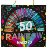 50 COLOURED MARKER PENS