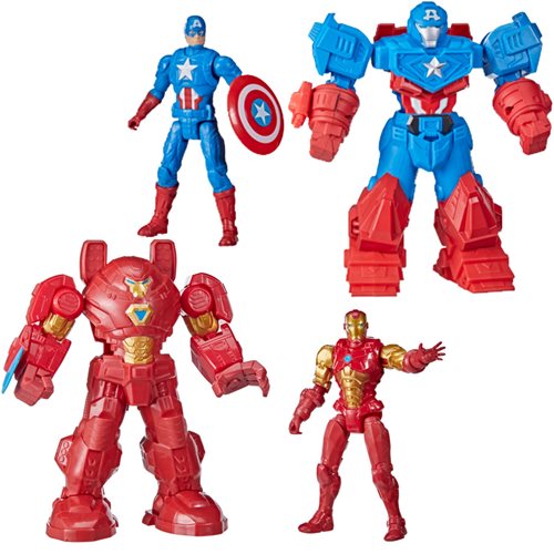 Avengers Mech Strike Deluxe Action Figures Wave 1 Set of 2