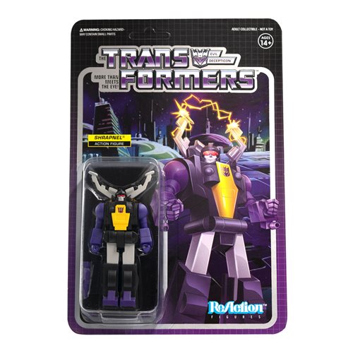 Transformers Shrapnel 3 3/4-Inch ReAction Figure