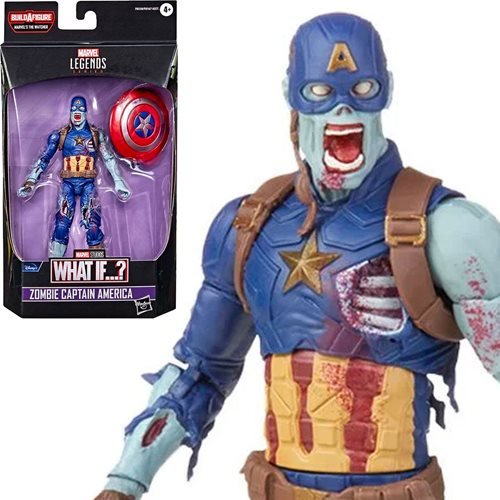 Marvel Legends What If? Zombie Captain America 6-Inch Action Figure