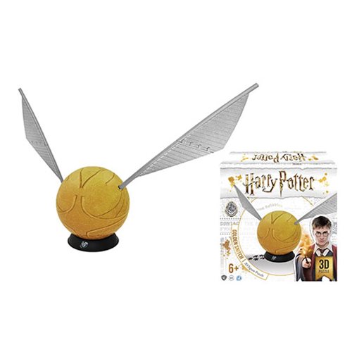 Harry Potter Golden Snitch 3D Large 6-Inch Puzzle