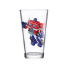 Transformers Optimus Prime Pint Glass