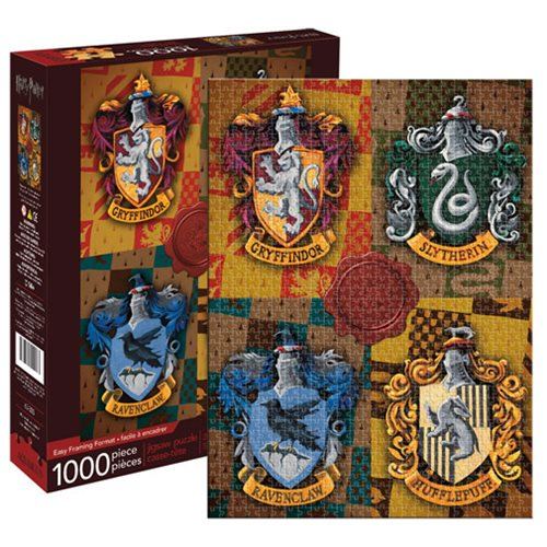 Harry Potter House Crests 1,000-Piece Puzzle