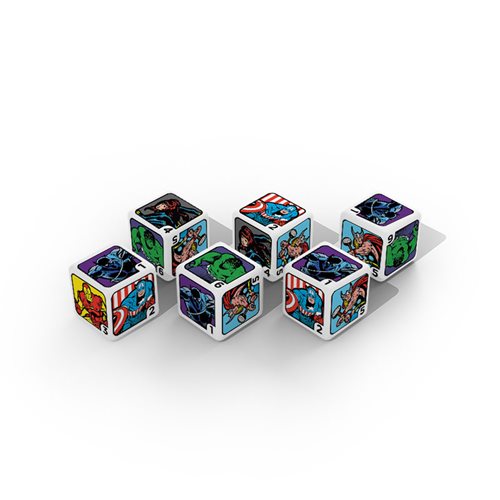 Marvel Avengers Dice Set Game