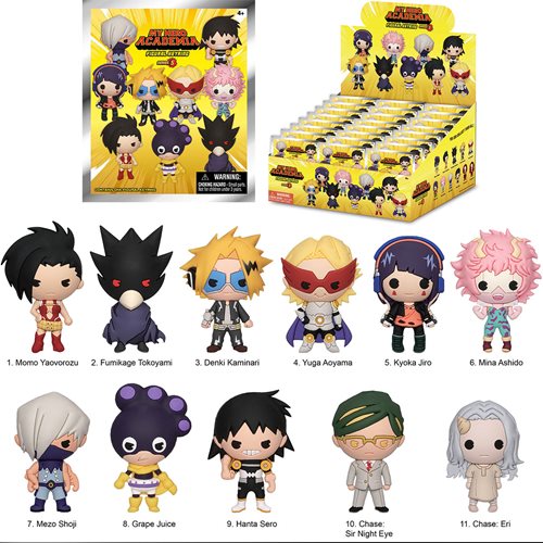 My Hero Academia Series 5 Figural Bag Clip Display Case