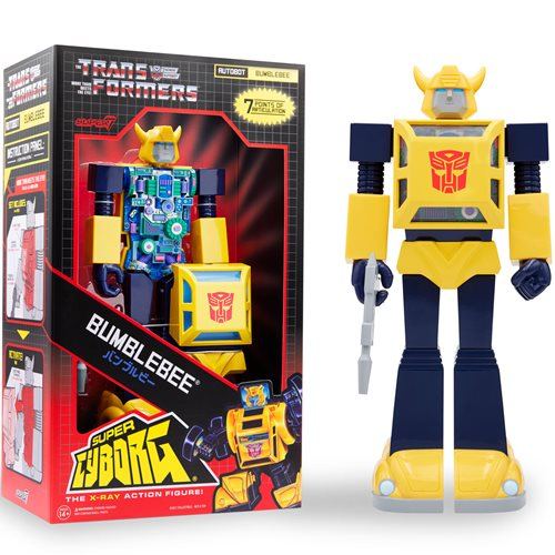Transformers Bumblebee Super Cyborg Vinyl Figure - Full Color – The Family  Gadget
