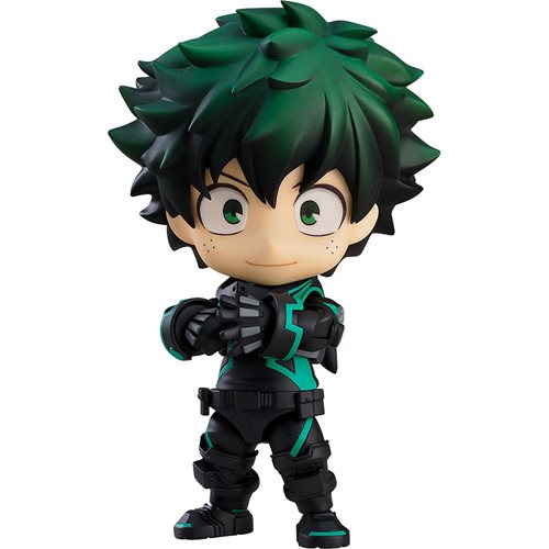 My Hero Academia The Movie: World Heroes' Mission Izuku Midoriya Stealth Suit Ver. Nendoroid Action Figure