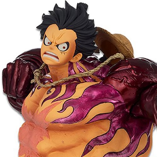 One Piece World Figure Colosseum 3 Monkey D. Luffy Gear 4 Brush Ver. Super Master Stars Piece Statue