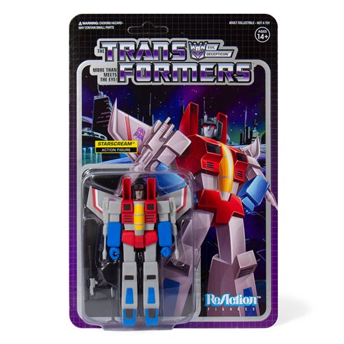 Transformers Starscream 3 3/4-Inch ReAction Figure