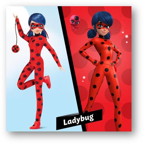 Miraculous Ladybug Superhero Secret Marinette Doll with Outfit