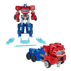 Transformers Cyberverse Roll and Change Optimus Prime