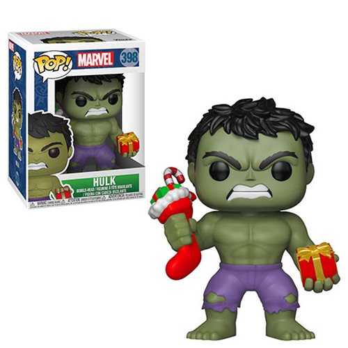 Marvel Holiday Hulk with Presents Pop! Vinyl Figure #398