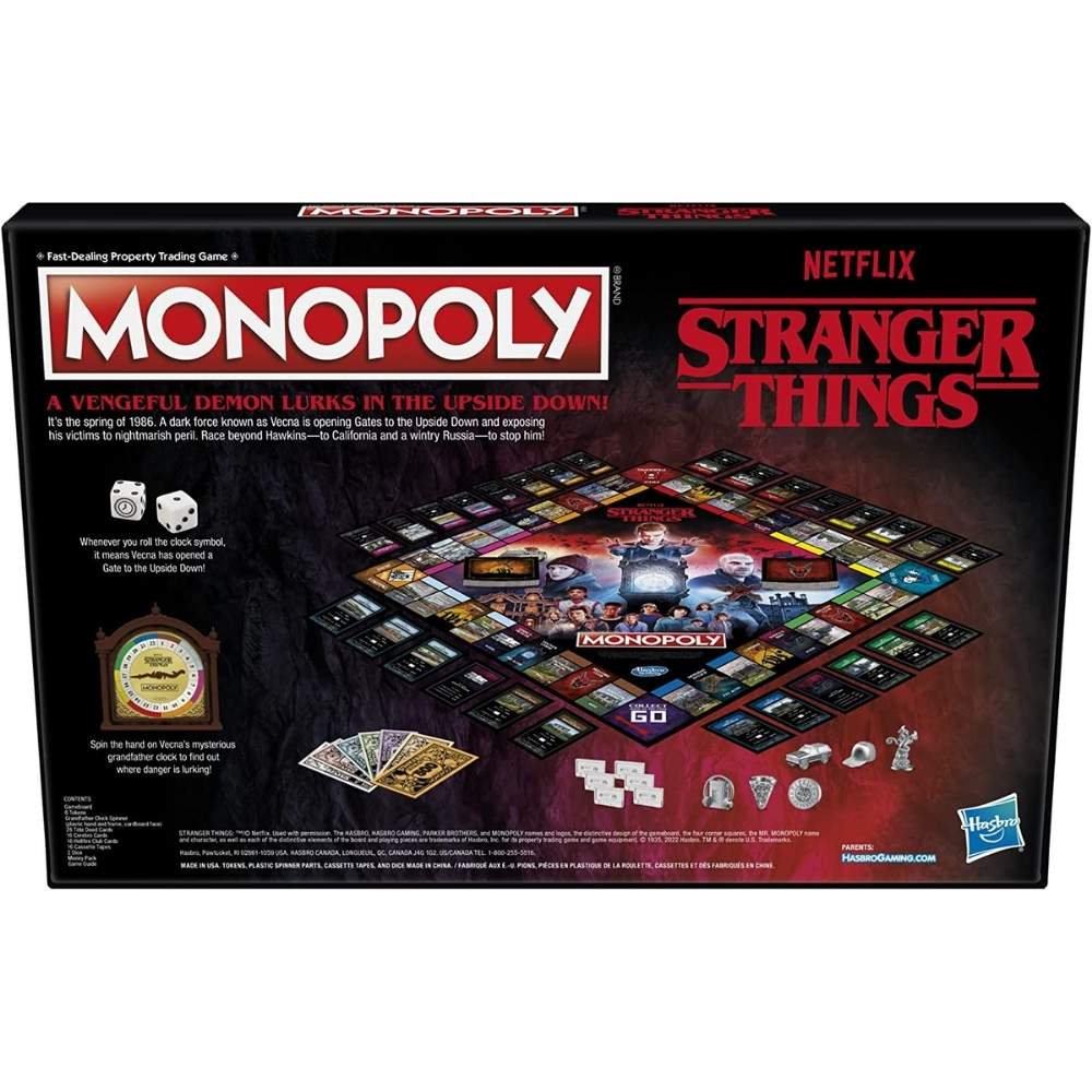 MONOPOLY: Netflix Stranger Things Edition Board Game