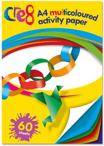 A4 MULTI-COLOURED ACTIVITY PAPER