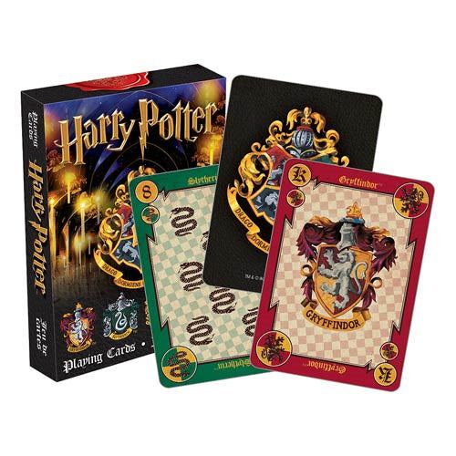 Harry Potter House Crests Playing Cards